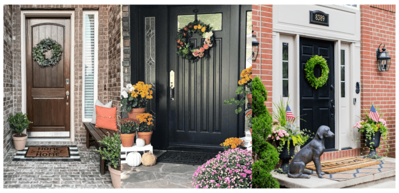 cover image showing front door decor ideas