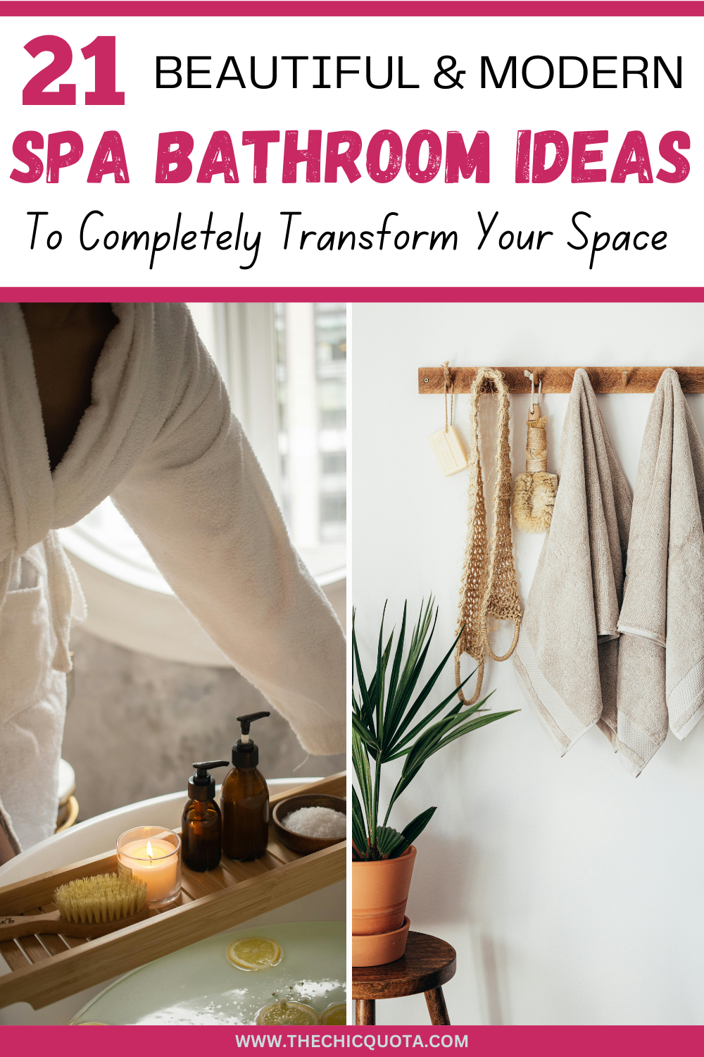 21 Spa Bathroom Ideas To Create Your Private Paradise - THE CHIC QUOTA