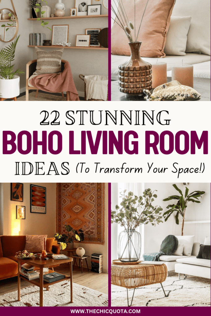 boho living room decor