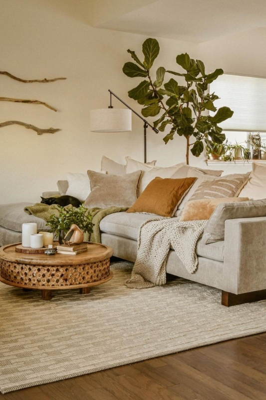 boho style living room