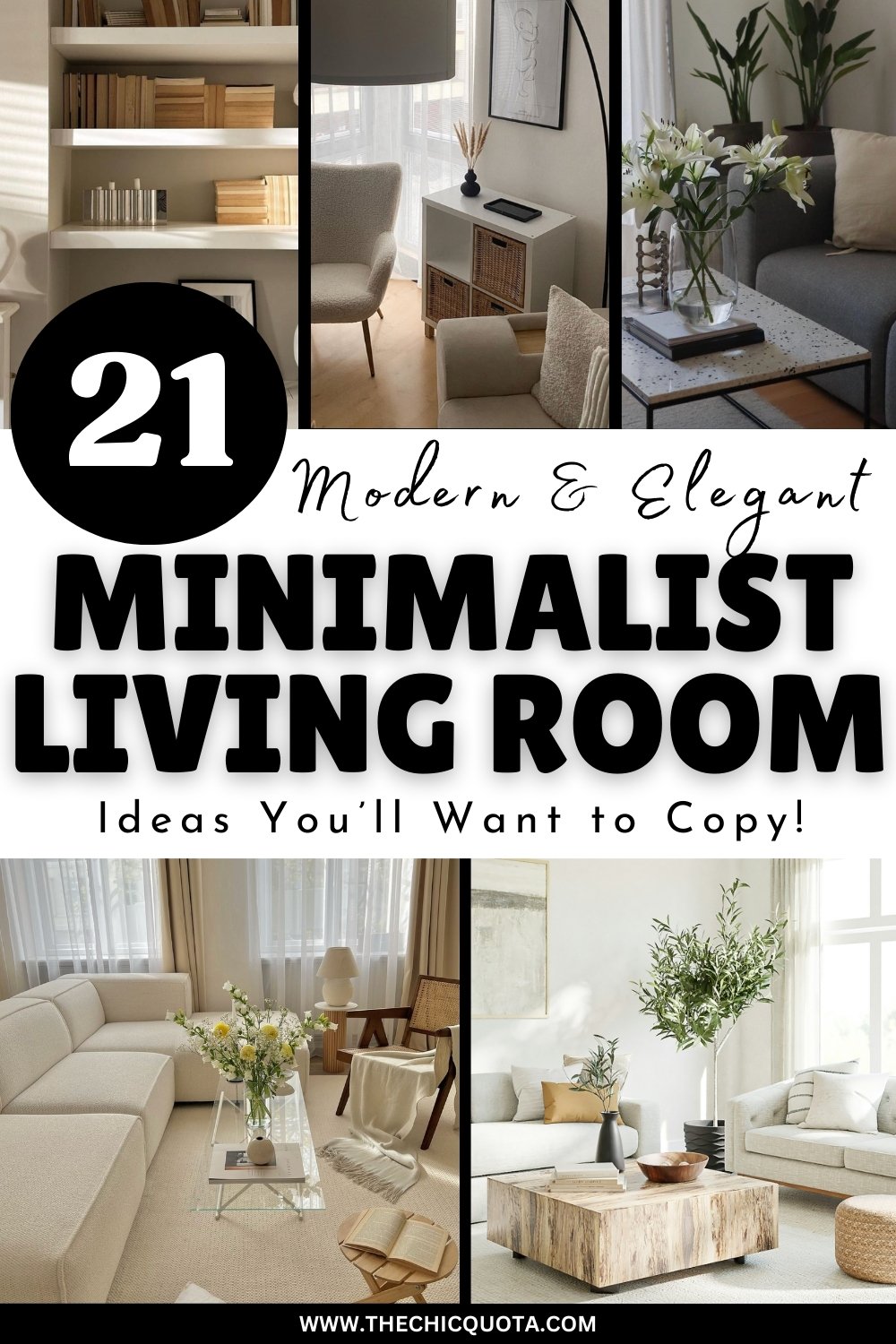 View of Minimalist Living Room: 21 Beautiful Ideas You'll Want To Copy For A ...