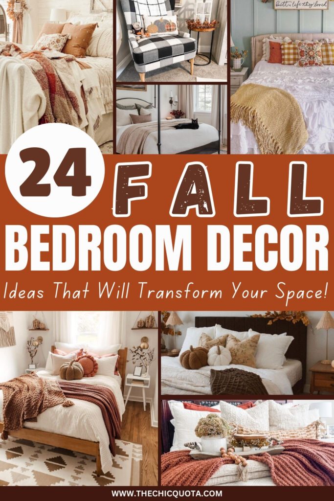 fall bedroom decor