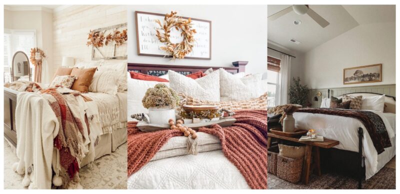 fall bedroom decor ideas