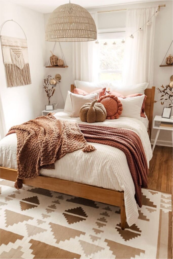 fall bedroom inspo