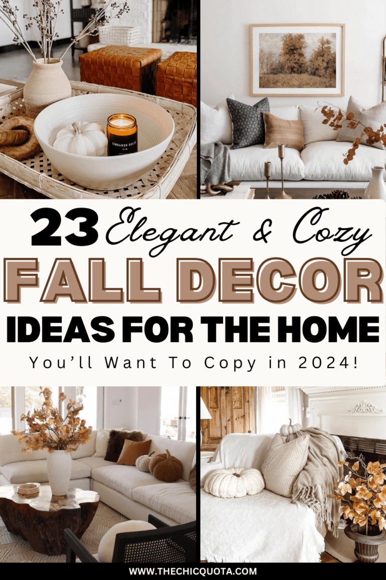 23 Fall Decor Ideas for The Home You'll Love - The Chic Quota