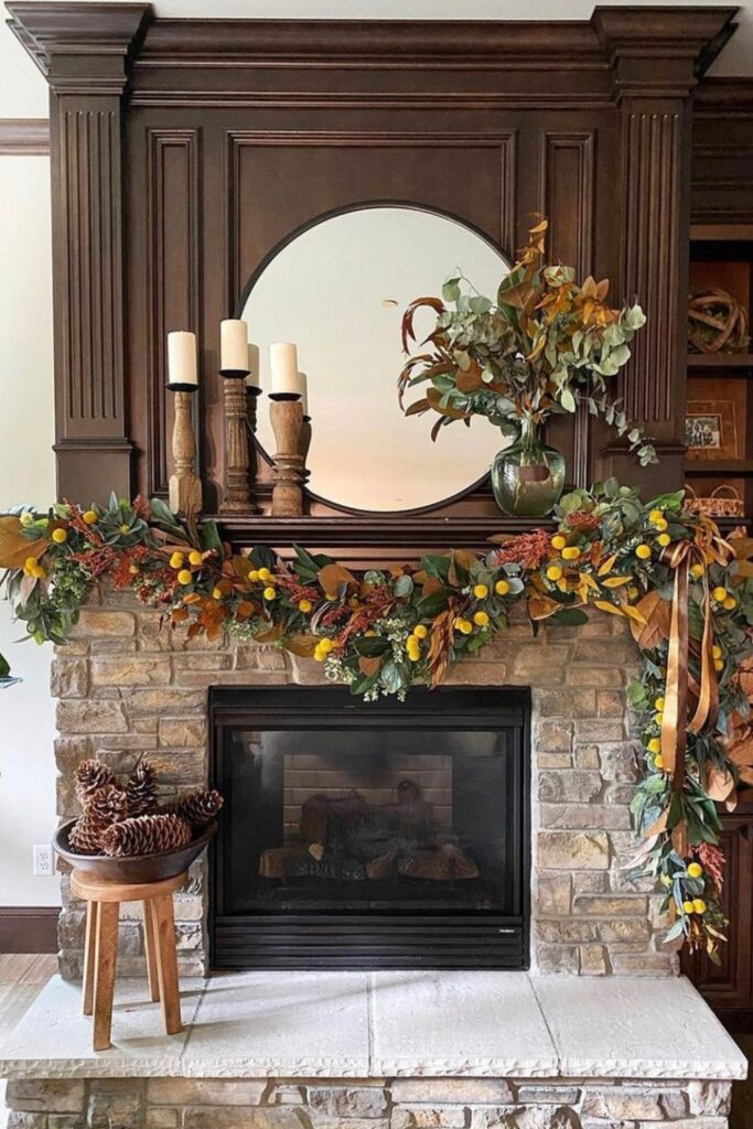 fall mantles garland