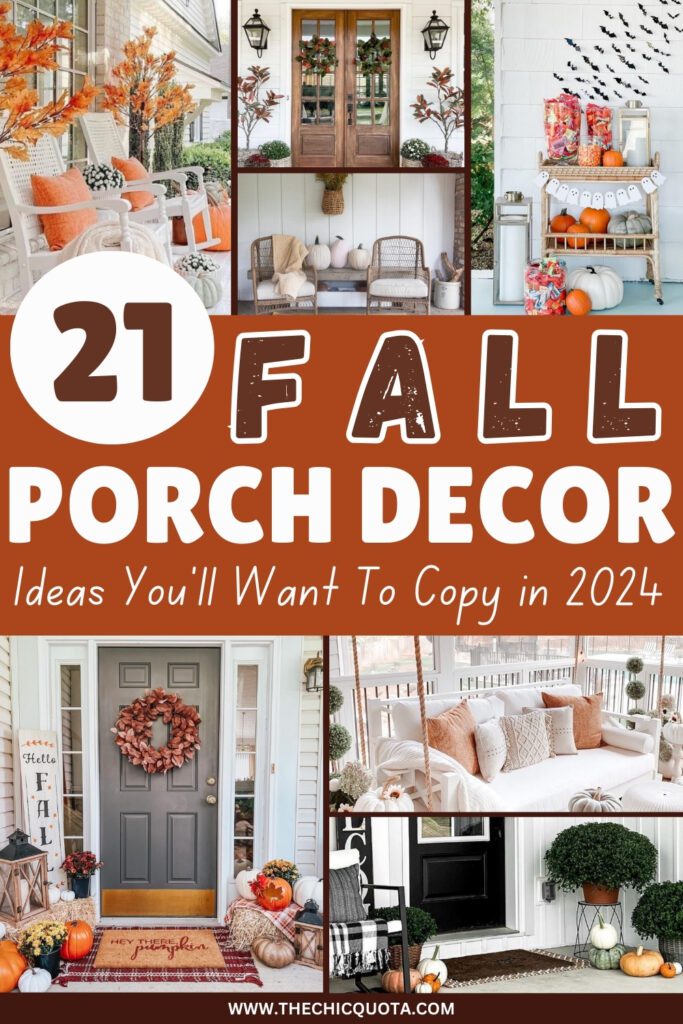 fall porch decor