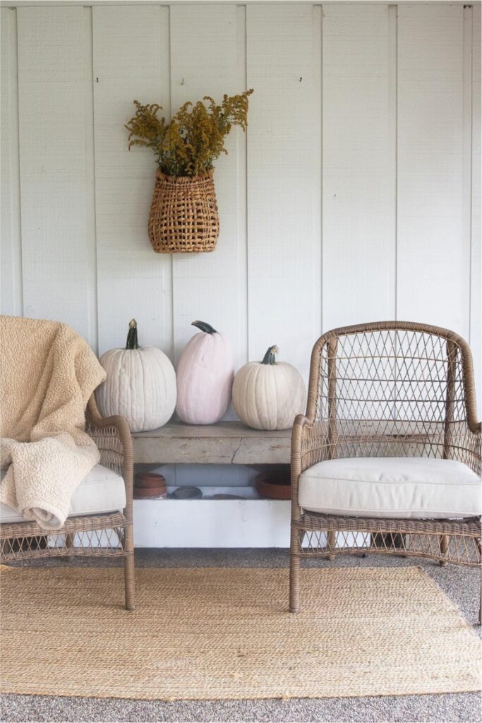 fall porch decor diy