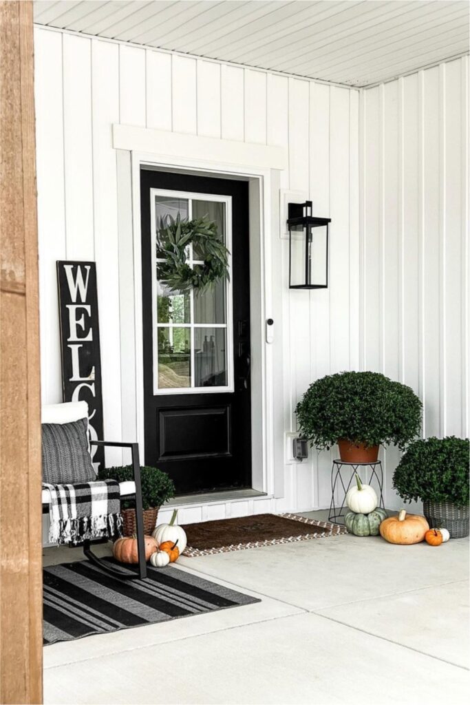 farmhouse fall porch decor