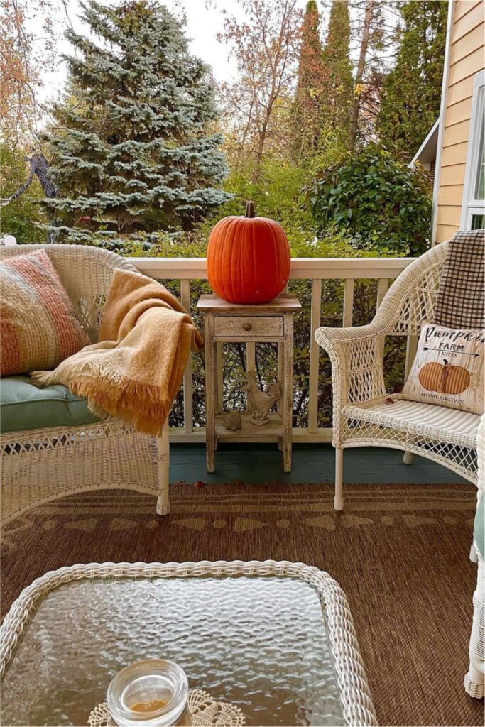 front porch fall decor inspiration