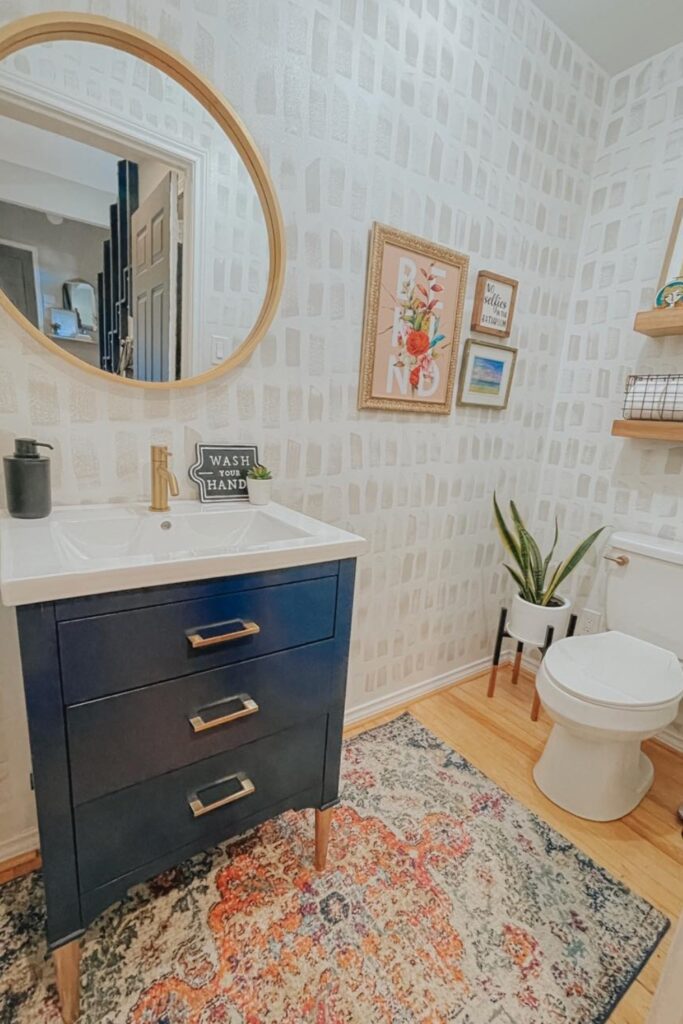 half bathroom ideas on a budget