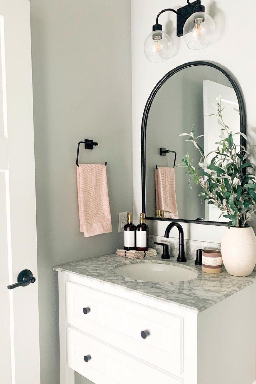 19 Stunning Half Bathroom Ideas You'll Want To Copy Now The Chic Quota