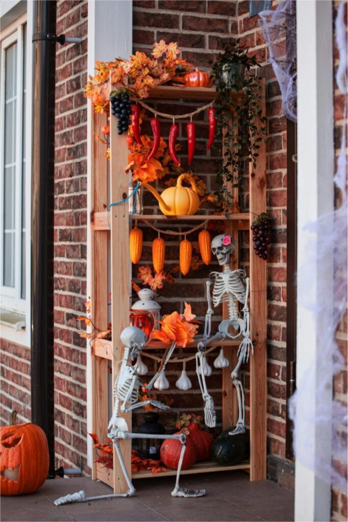 skeleton halloween decorations outdoor