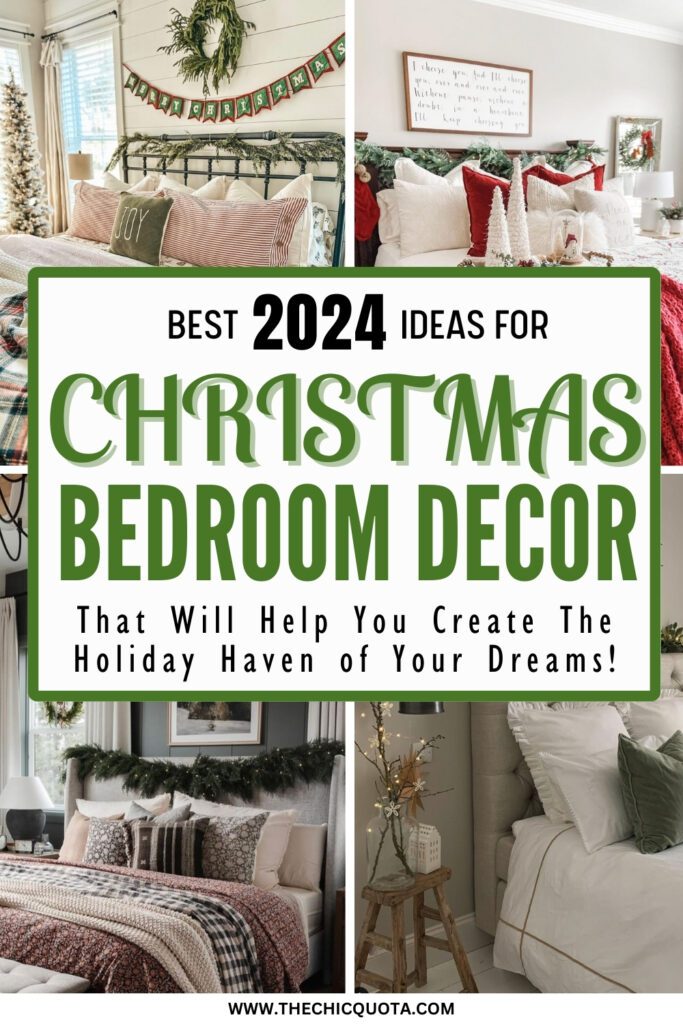 christmas bedroom decor