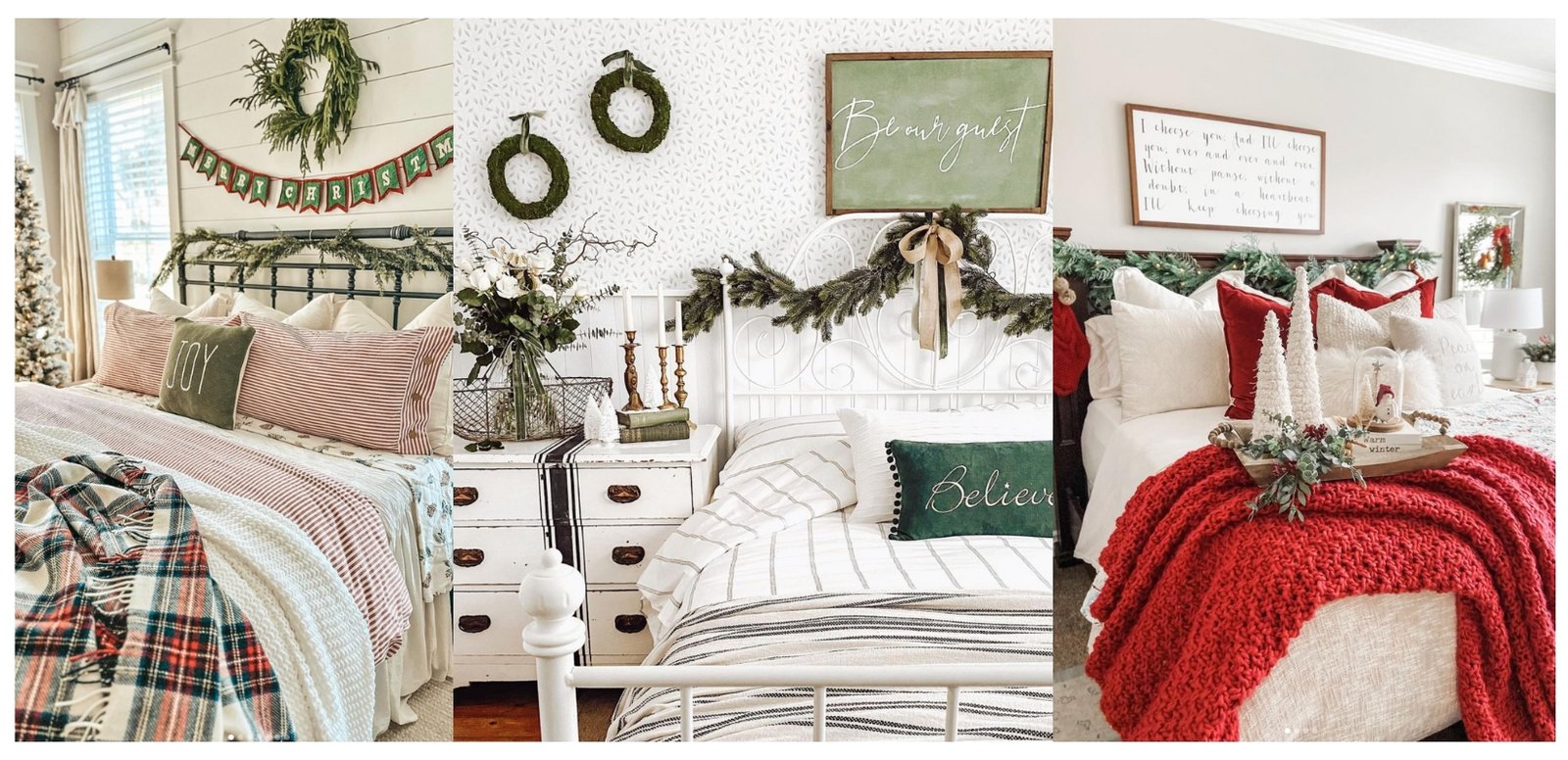 christmas bedroom decor