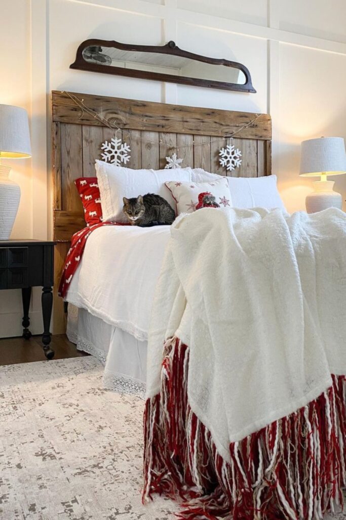 christmas bedroom decorating ideas