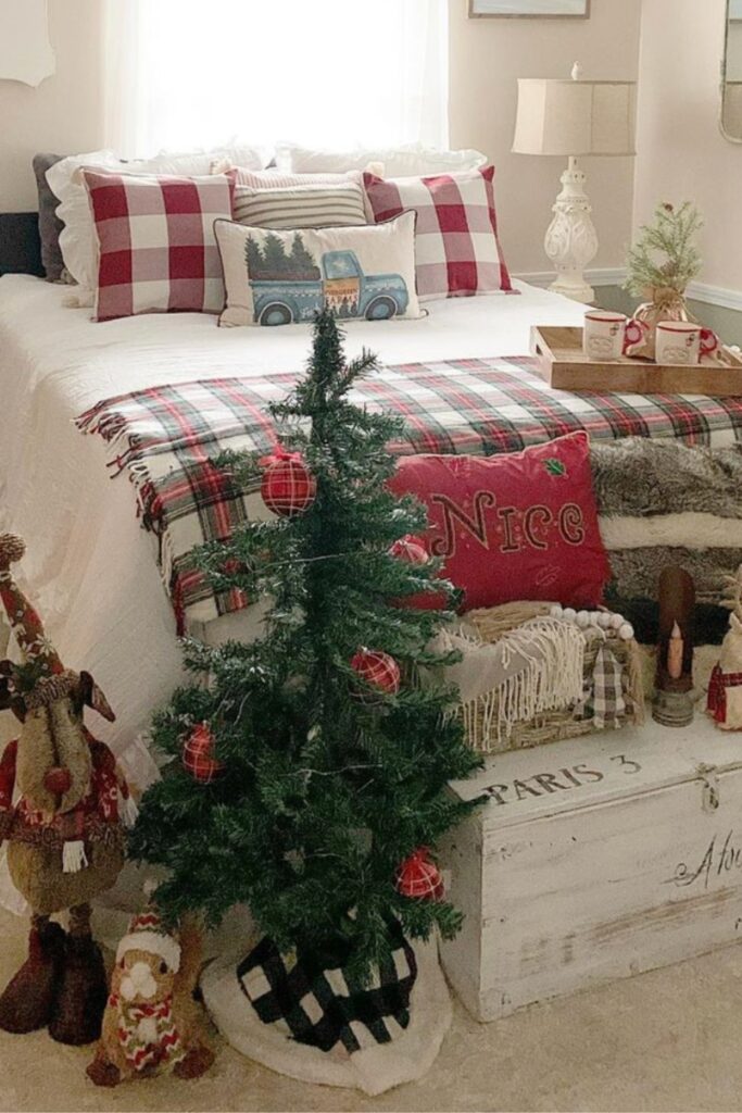 christmas bedroom decorations diy