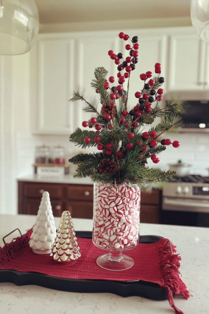 christmas centerpieces diy flowers