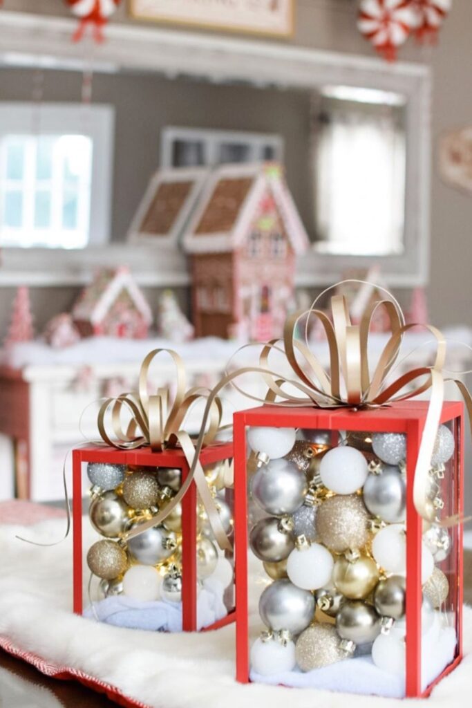 christmas centerpieces for round table