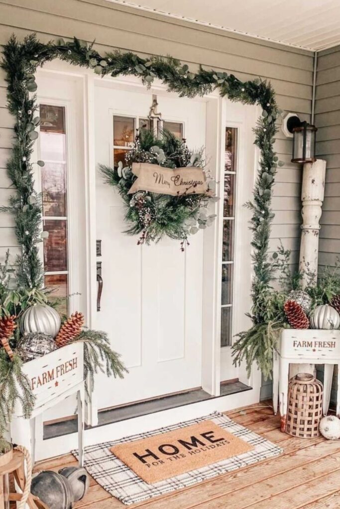 christmas front door decor