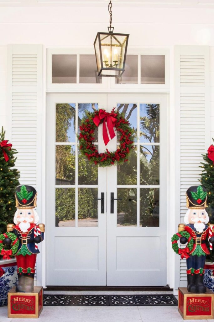 christmas front doors