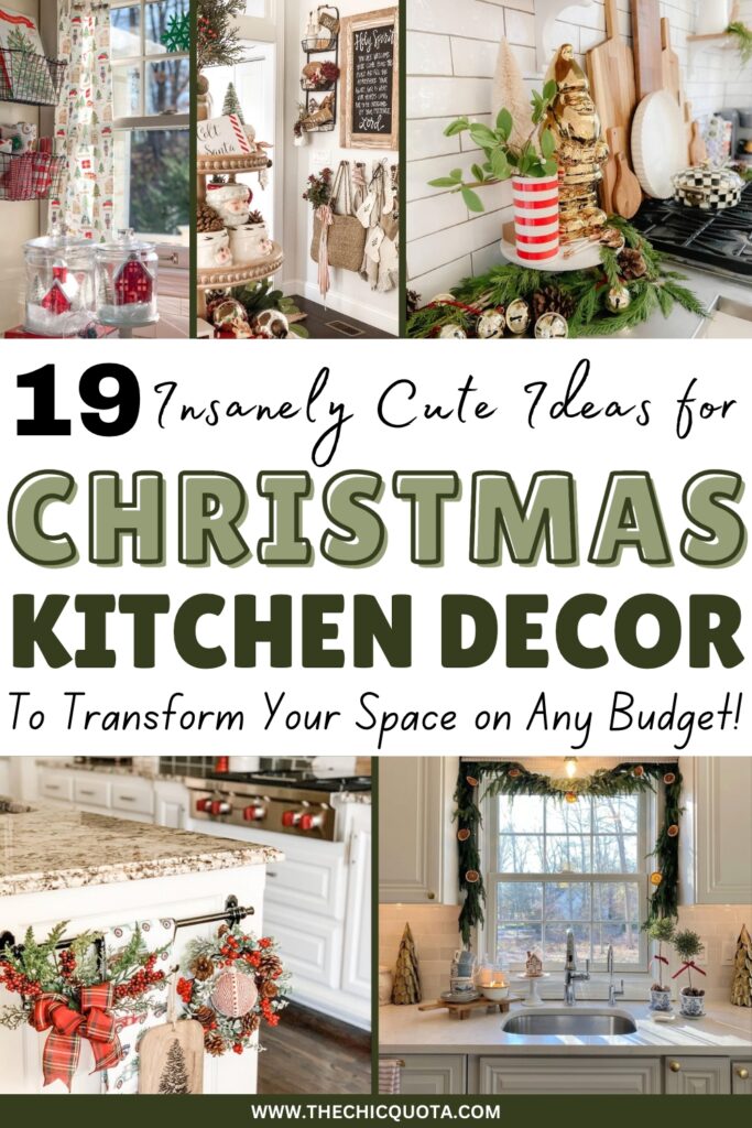 christmas kitchen decor