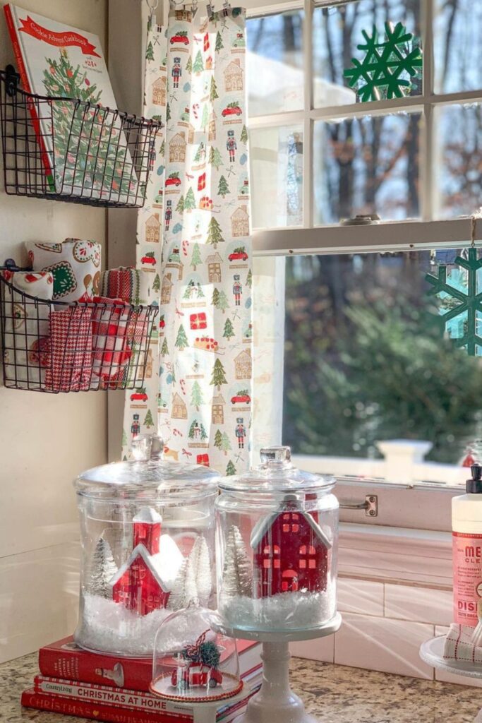 christmas kitchen decor ideas cabinets