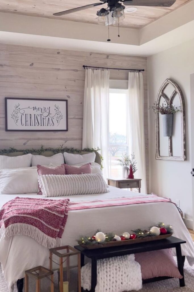 cozy christmas bedroom ideas