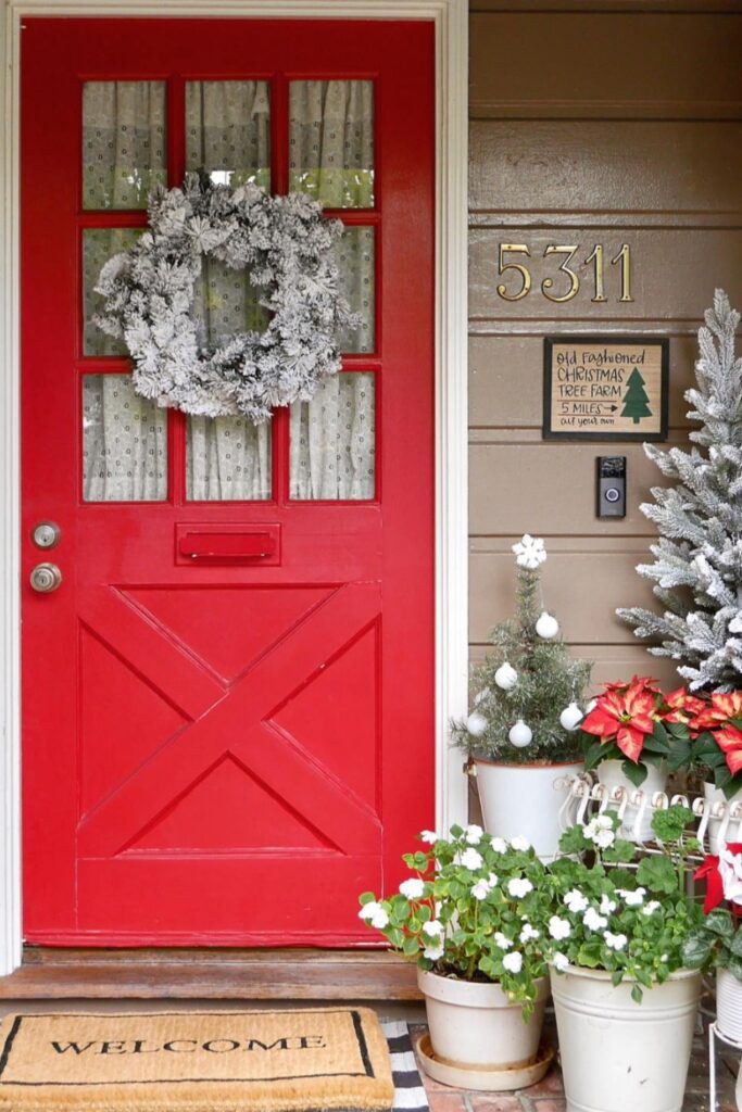 diy front porch christmas decor