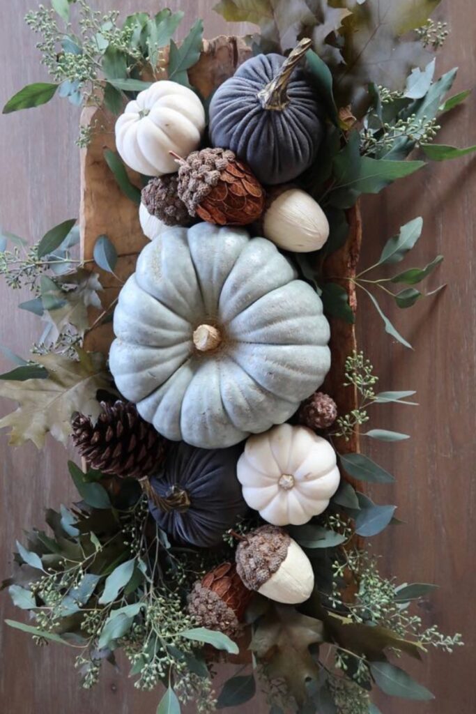 fall table centerpieces for round tables