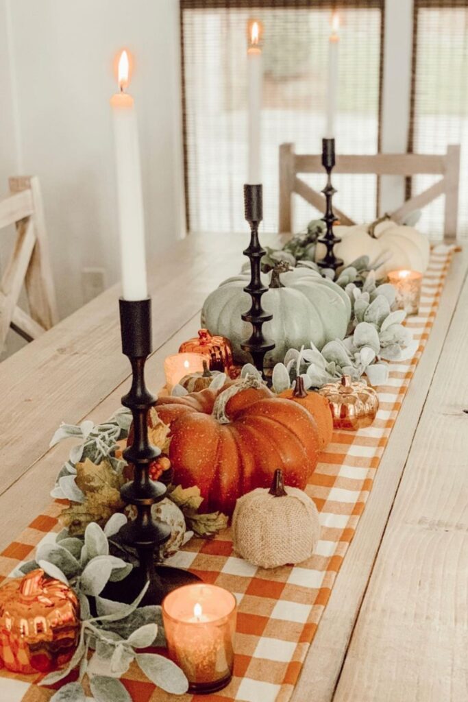 fall table centerpieces party