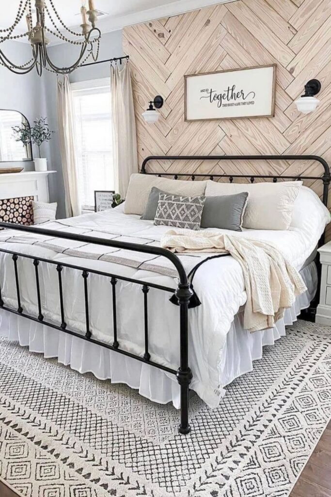 modern farmhouse bedroom