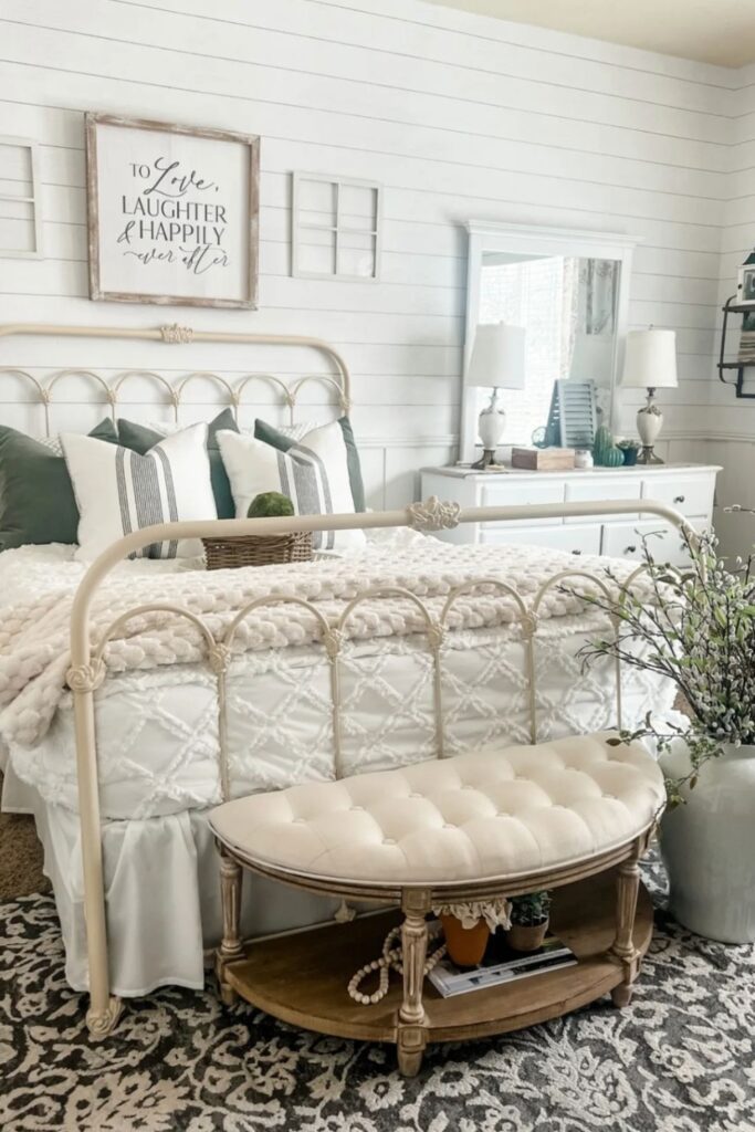 rustic farmhouse bedroom