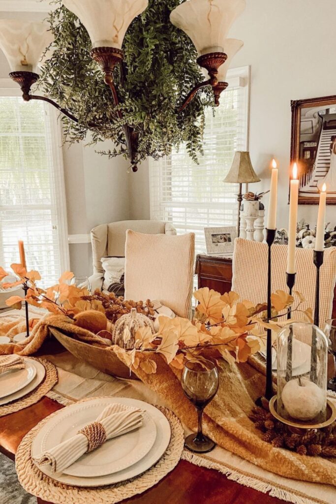 simple fall table centerpieces