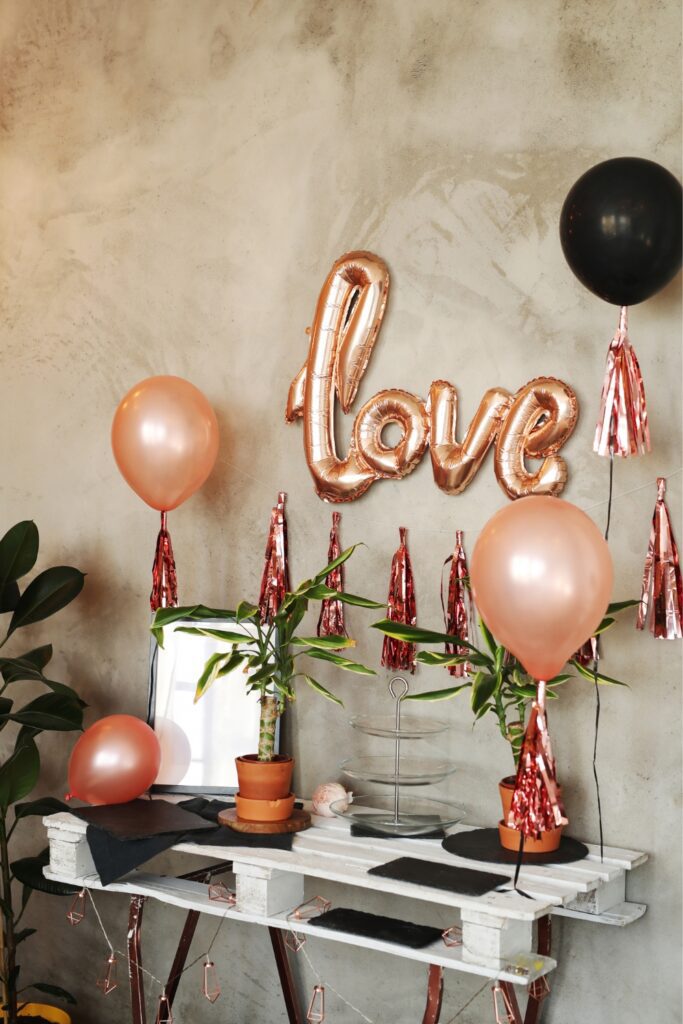 balloon centerpiece ideas no helium