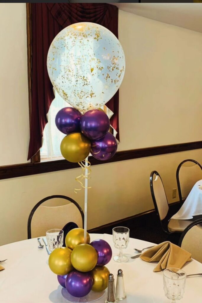 balloon flower centerpiece ideas