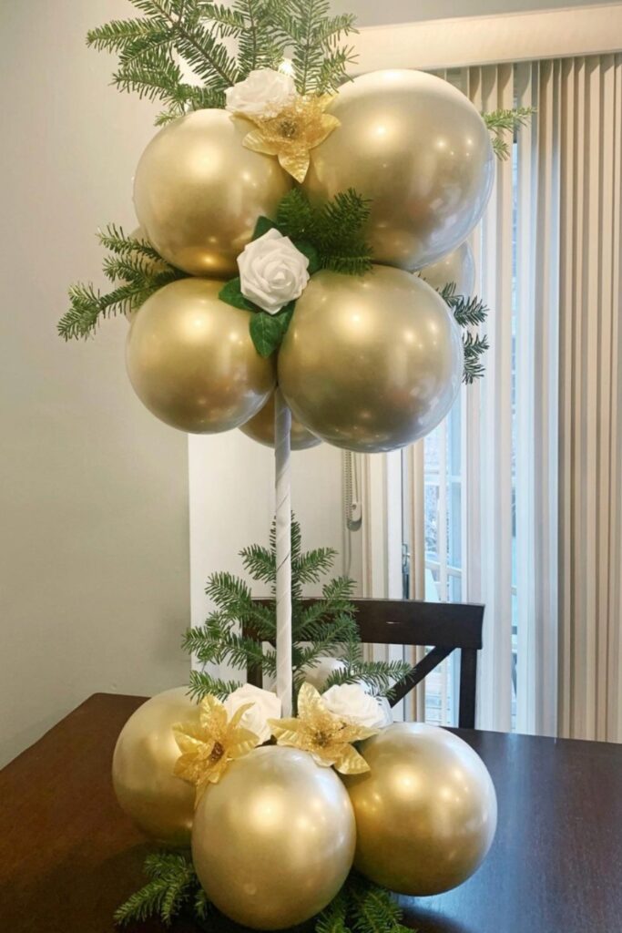 balloon stick centerpiece ideas