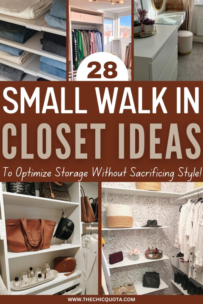 bedroom small walk in closet ideas