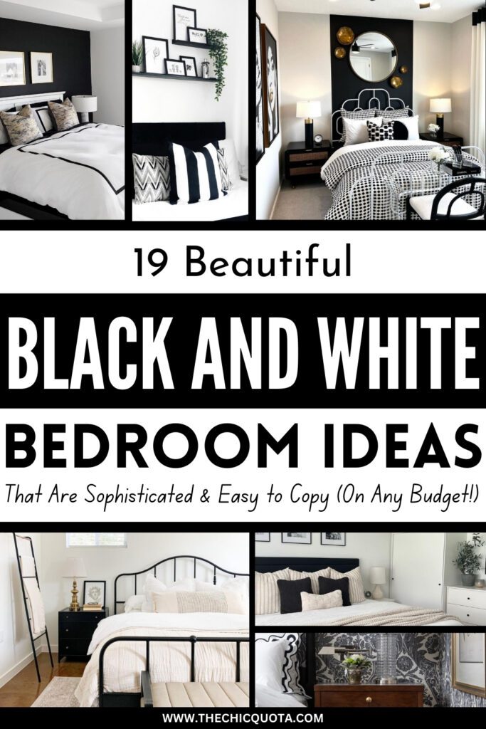 black and white bedroom ideas