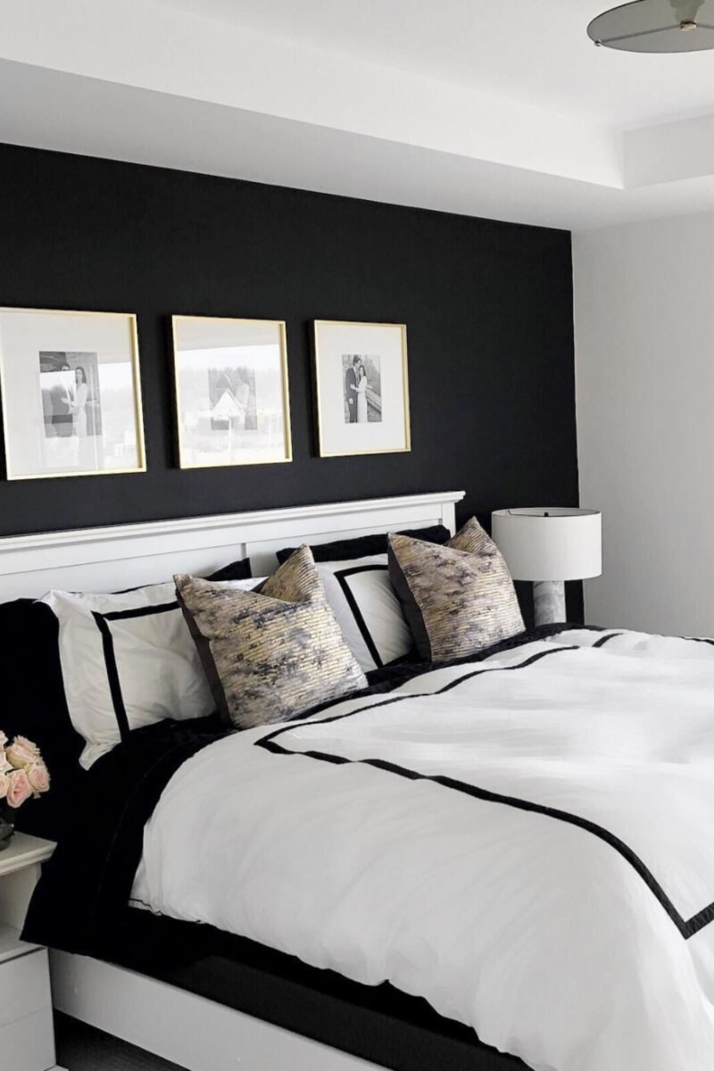 19 Stylish Black And White Bedroom Ideas To Copy Now For A Beautiful ...
