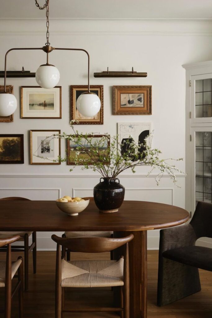 dining room wall decor farmhouse