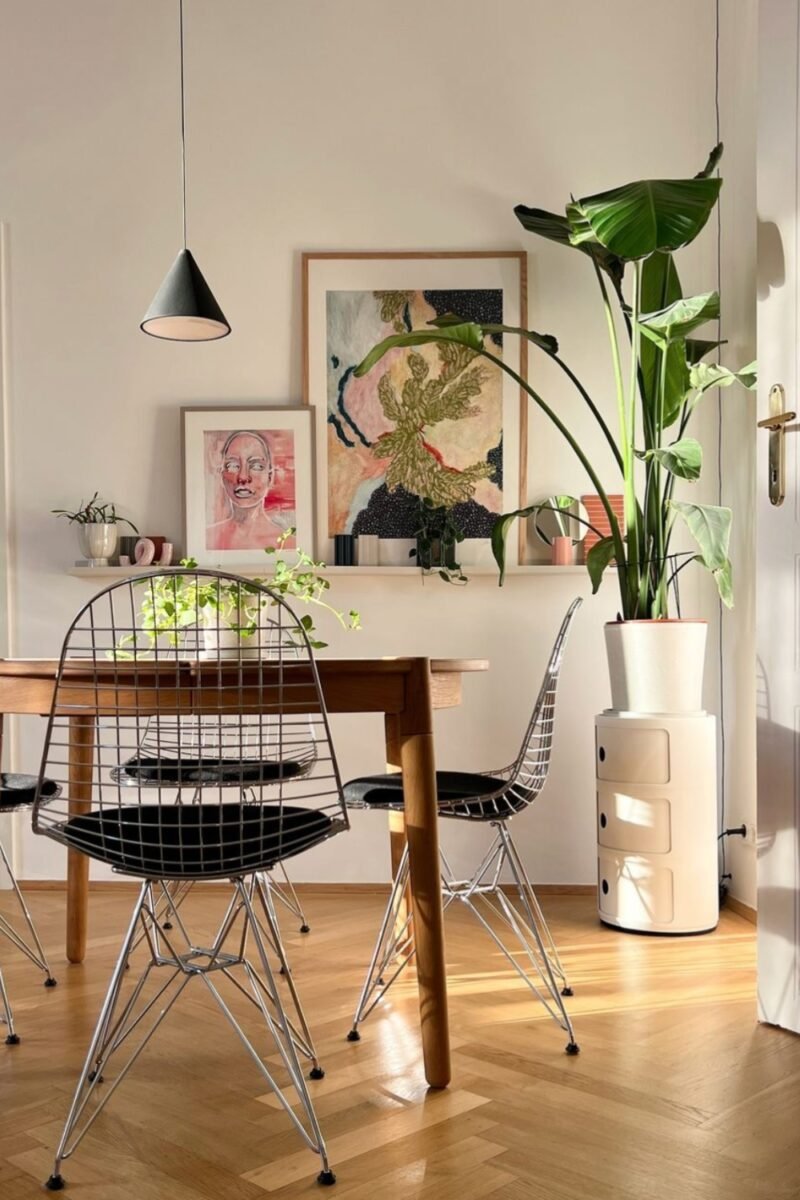 24 Creative Dining Room Wall Decor - THE CHIC QUOTA