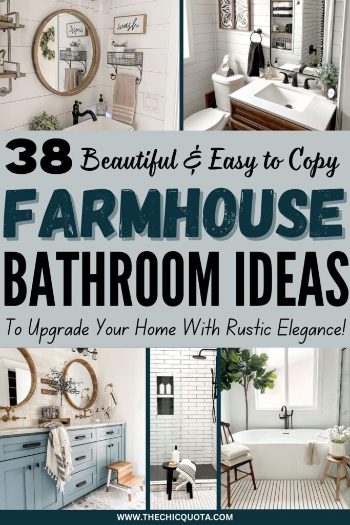 farmhouse bathroom decor