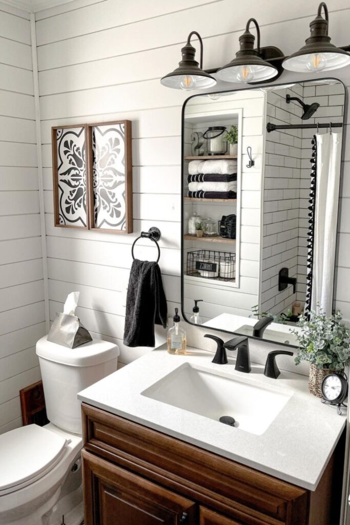 farmhouse bathroom remodel