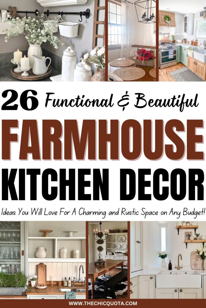 farmhouse kitchen decor ideas