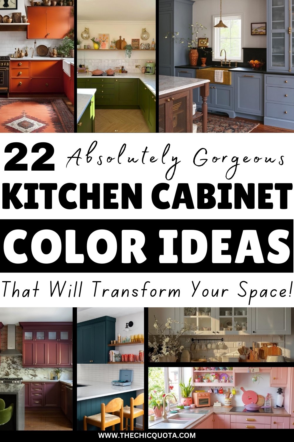 Best 2024 Kitchen Cabinet Color Ideas To Elevate Your Home - The Chic Quota