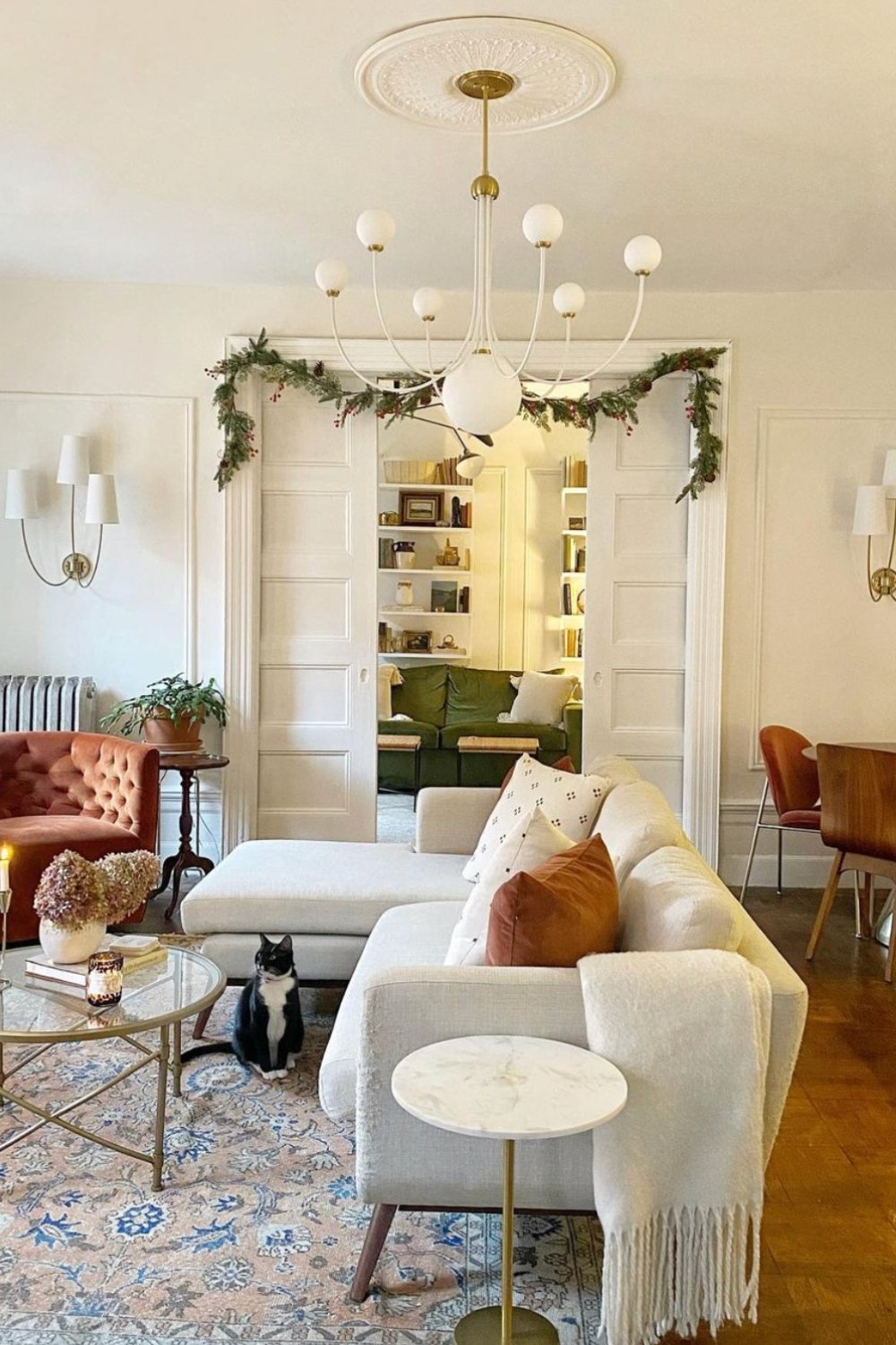 25+ Cozy Christmas Decor Ideas For Living Room To Copy Now - The Chic Quota