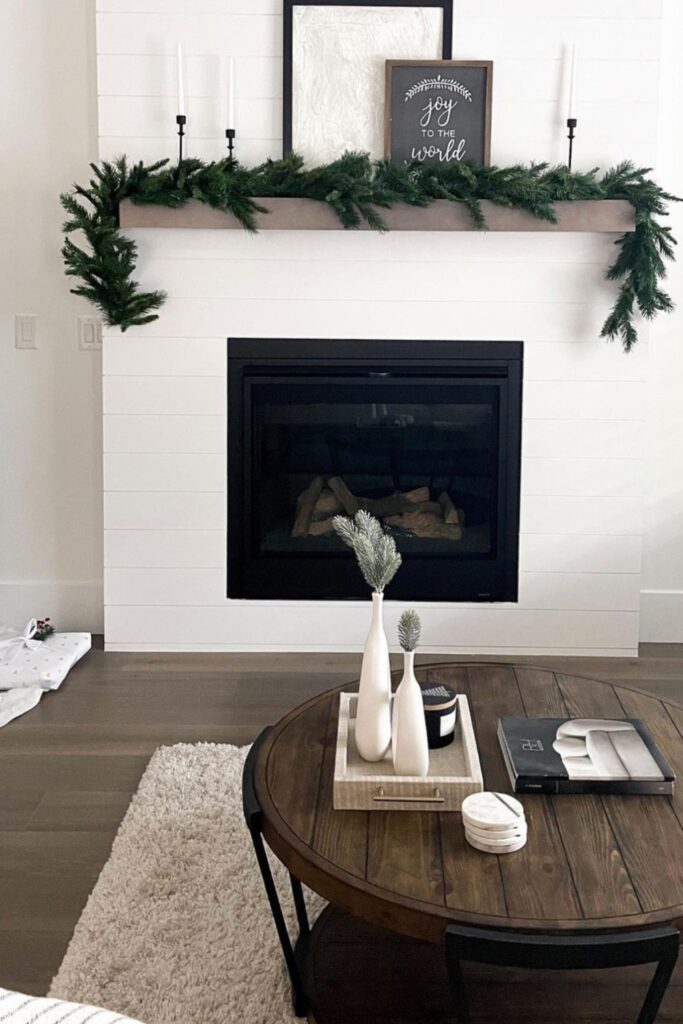 minimalist christmas decor living rooms