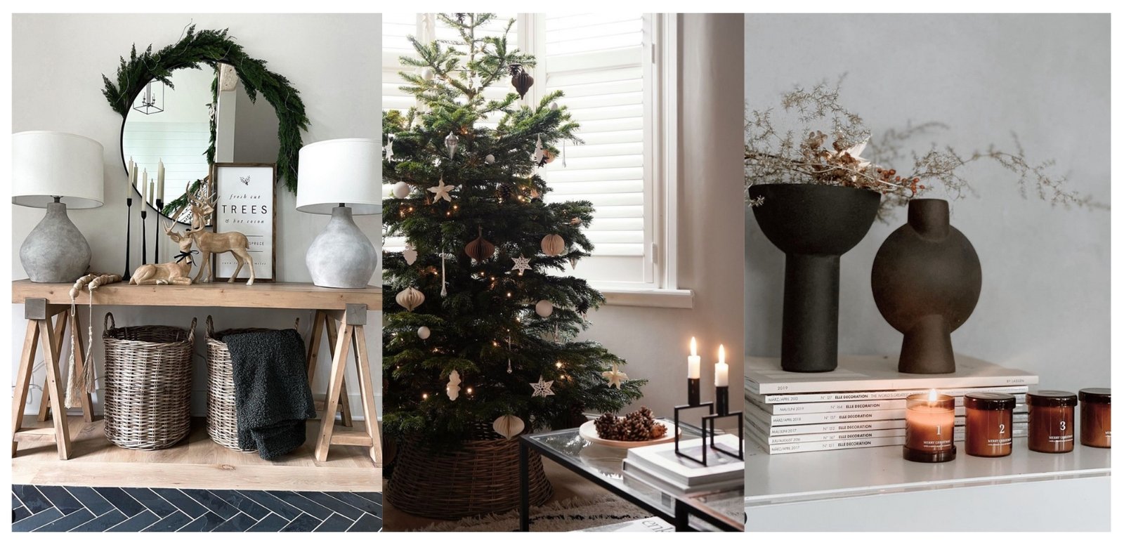 minimalist christmas decor