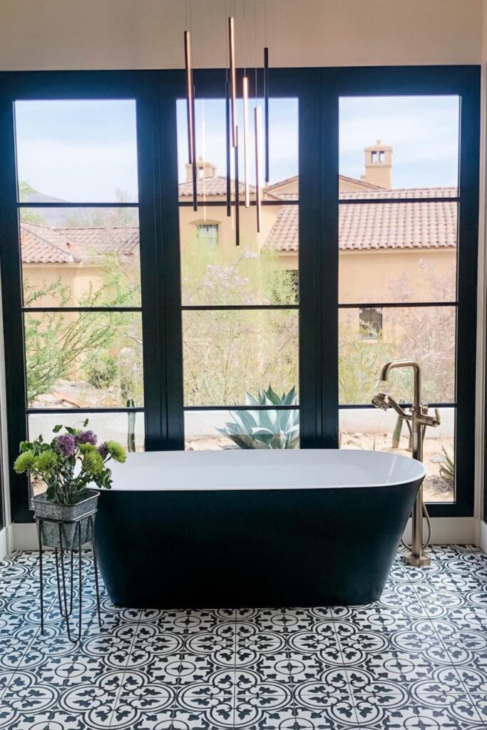 modern farmhouse bathroom design